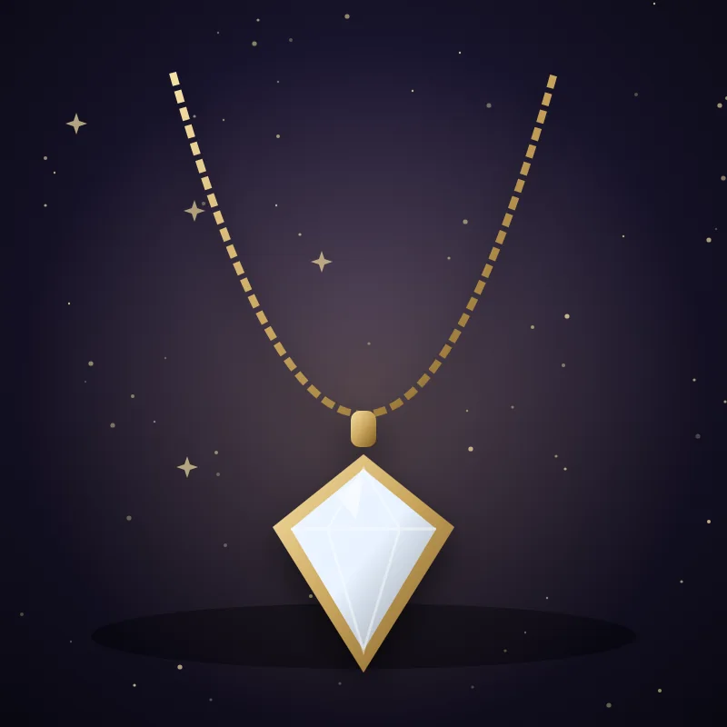 Pingente de opala, ideia de presente para Libra