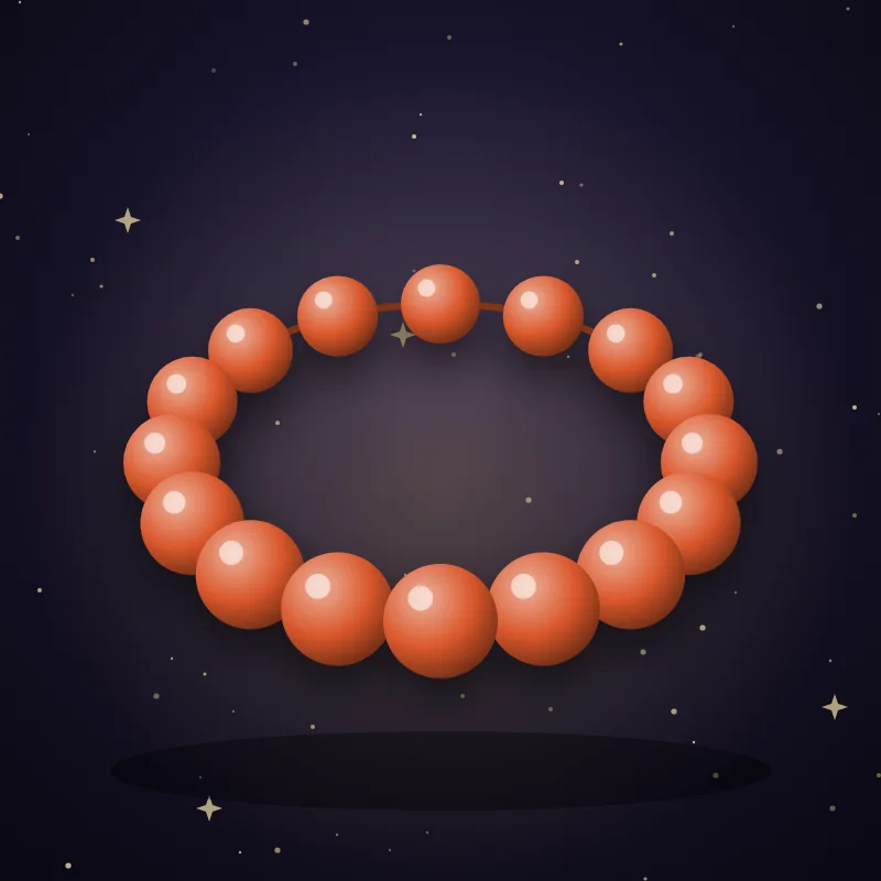 Karneol-Armband, Geschenkidee für das Sternzeichen Widder