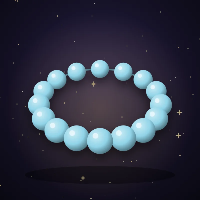 Bracciale in acquamarina, idea regalo per il segno Pesci